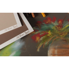 Cahier d'écriture Canson Mi-Teintes Touch avec 12 feuilles de papier 350 g/m² - Dimensions : 29,7 x 42 cm - Surface