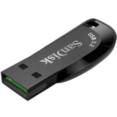 Clé USB Sandisk Ultra Shift 32 Go - 3.2 Gen 1 - Vitesse de lecture : 100 Mo/s - Noire