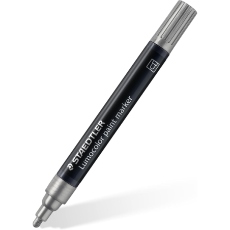 marqueur peinture fin Staedtler argent