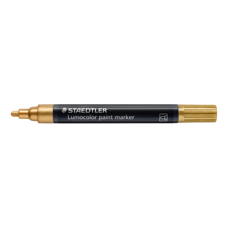 Marqueur acrylique permanent Staedtler Lumocolor or 2,4 mm x10