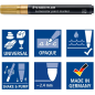 Marqueur acrylique permanent Staedtler Lumocolor or 2,4 mm x10