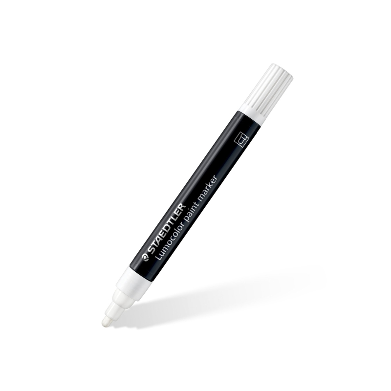 Lot de 10 marqueurs acryliques Staedtler blanc 2,4 mm