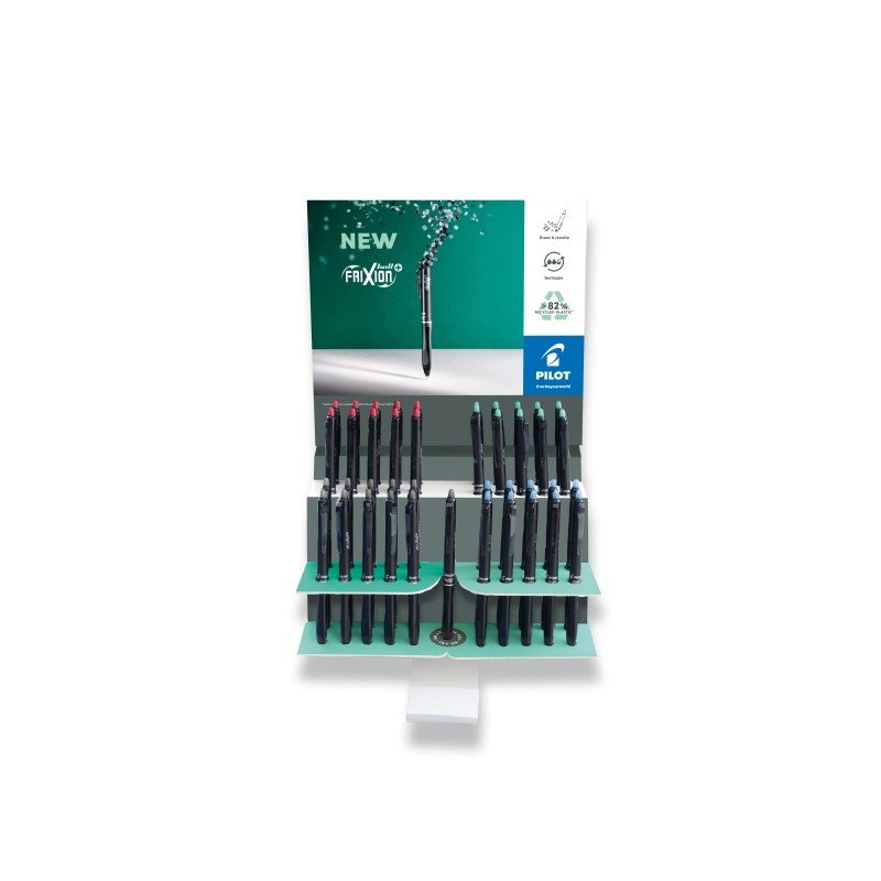 Stylos effaçables Pilot Frixion Ball Plus 0,7 mm - Présentoir 40