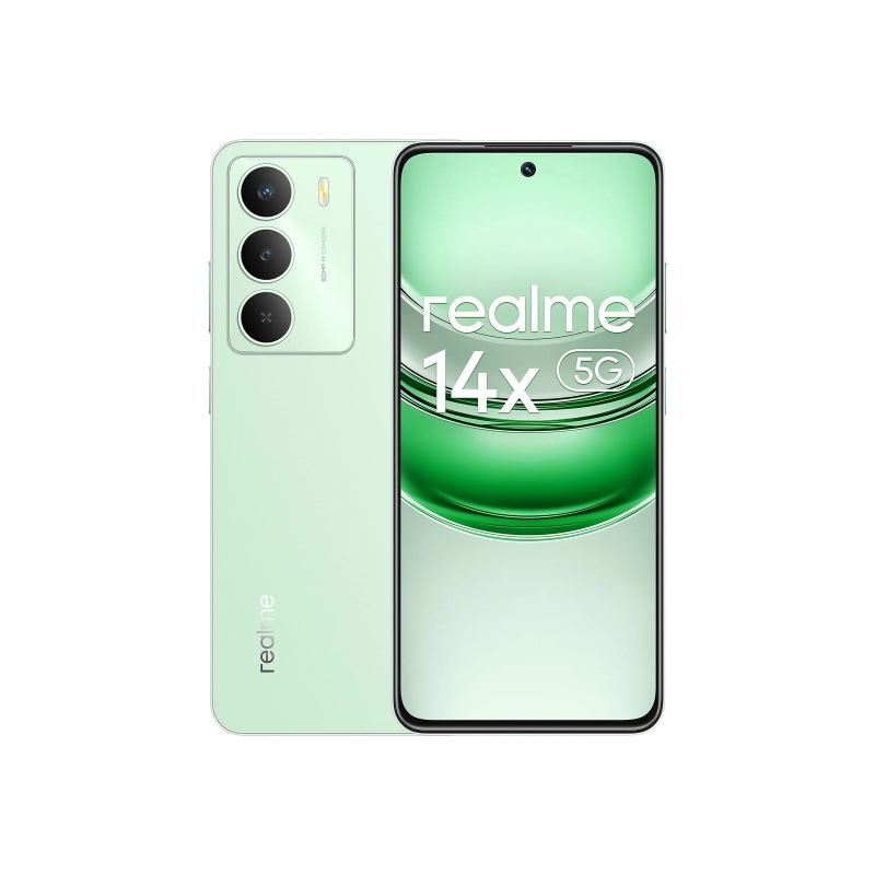 Smartphone Realme 14x 5G - Écran 6,67" - 8 Go de RAM + 10 Go de stockage - 256 Go de stockage - Fréquence de rafraîchissement