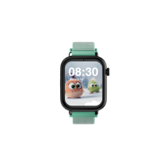 Montre connectée Savefamily SaveWatch Plus pour enfants avec GPS et appel - IP67 - Bouton SOS - Boîtier noir - Bracelet en