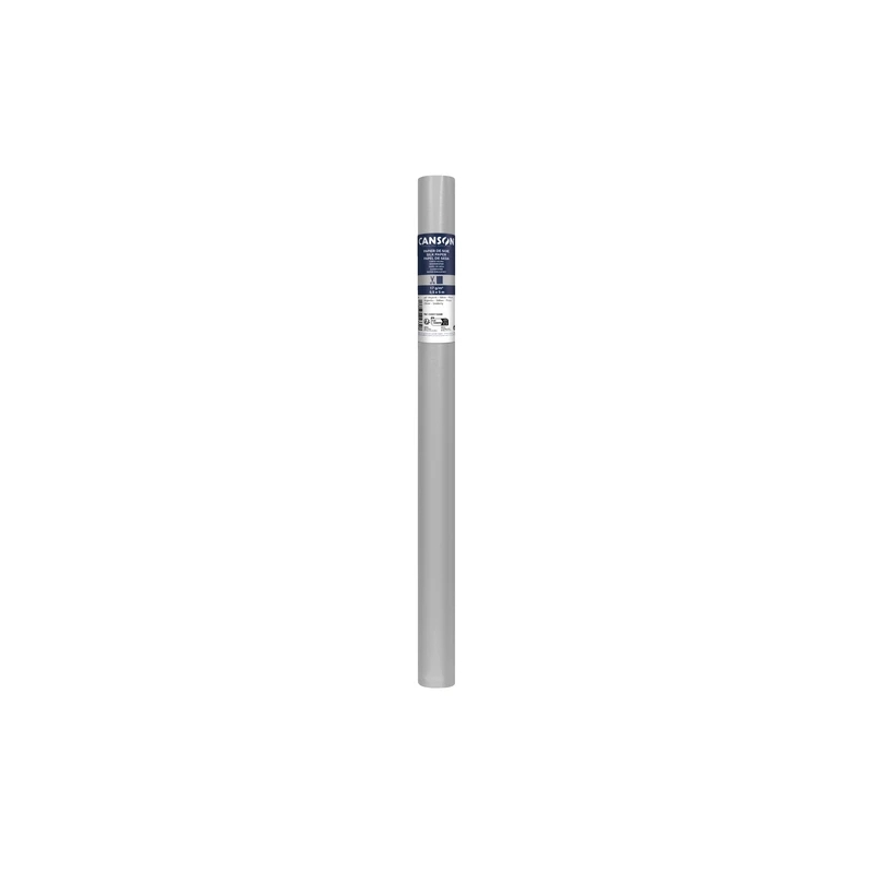 Rouleau de papier de soie Canson 17 g/m² - Rouleau 50 x 500 cm - Idéal pour loisirs créatifs et décoration - Argenté