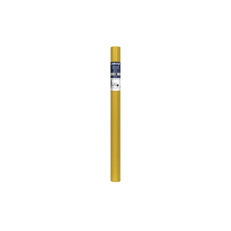 Rouleau de papier de soie Canson 17 g/m² - Rouleau 50 x 500 cm - Idéal pour loisirs créatifs et décoration - Doré