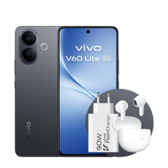 Smartphone Vivo V60 Lite 5G (écran 6,77 pouces, 120 Hz, 8 Go, 256 Go, appareil photo 50 Mpx, batterie 6 500 mAh, charge 90 W