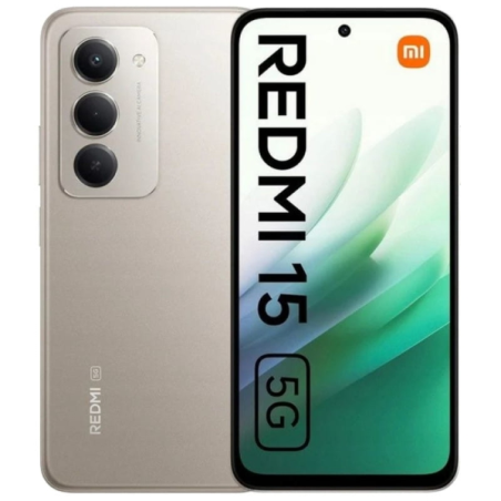 Smartphone Xiaomi Redmi 15 5G (écran 6,9 pouces, 8 Go, 256 Go, caméra principale 50 Mpx, batterie 7 000 mAh, gris)