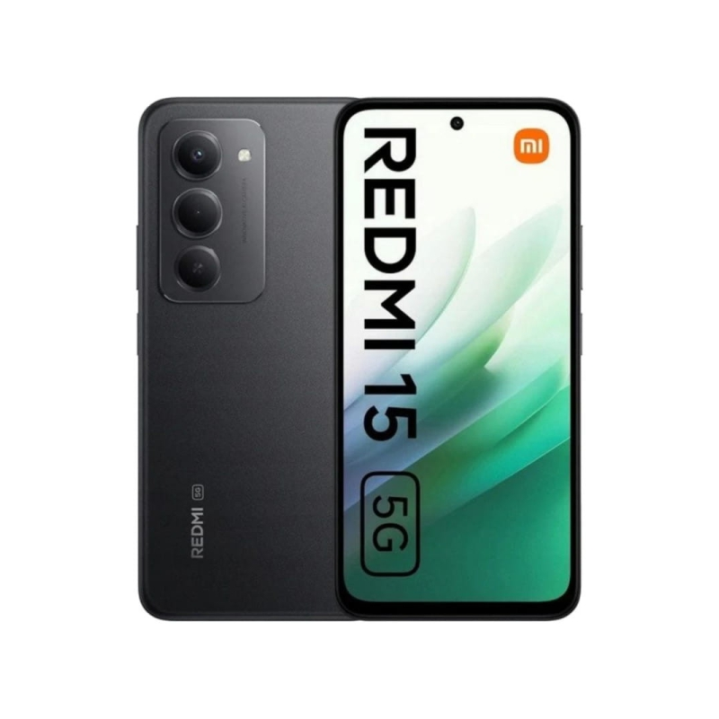 Smartphone Xiaomi Redmi 15 5G (écran 6,9 pouces, 8 Go, 256 Go, caméra principale 50 Mpx, batterie 7 000 mAh) - Noir