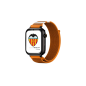 Montre connectée Savefamily Savewatch Plus Valencia CF Edition avec GPS et appels - Bracelet en tissu orange