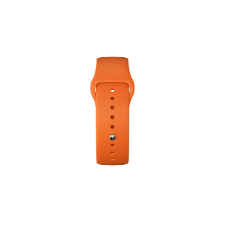 Montre connectée Savefamily Savewatch Plus Valencia CF Edition avec GPS et appels - Bracelet en silicone orange