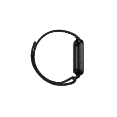 Montre connectée Savefamily SaveWatch Plus pour enfants avec GPS et appel - IP67 - Bouton SOS - Boîtier noir - Bracelet en