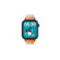 Montre connectée Savefamily SaveWatch Plus pour enfants avec GPS et appel - IP67 - Bouton SOS - Boîtier noir - Bracelet en