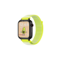 Montre connectée Savefamily SaveWatch Plus pour enfants avec GPS et appel - IP67 - Bouton SOS - Boîtier noir - Bracelet en