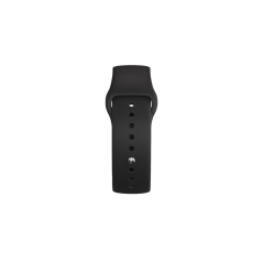 Montre connectée Savefamily SaveWatch Plus avec GPS et appel - IP67 - Bouton SOS - Boîtier noir - Bracelet en silicone noir