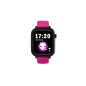 Montre connectée Savefamily SaveWatch Plus pour enfants avec GPS et appels - IP67 - Bouton SOS - Boîtier noir - Bracelet