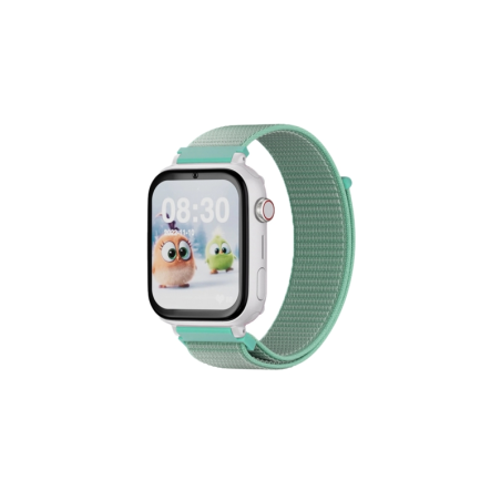 Montre connectée Savefamily SaveWatch Plus pour enfants avec GPS et appel - IP67 - Bouton SOS - Boîtier blanc - Bracelet en