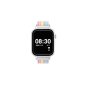 Montre connectée Savefamily SaveWatch Plus pour enfants avec GPS et appel - IP67 - Bouton SOS - Boîtier blanc - Bracelet en