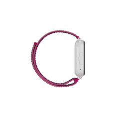 Montre connectée Savefamily SaveWatch Plus pour enfants avec GPS et appel - IP67 - Bouton SOS - Boîtier blanc - Bracelet en