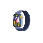 Montre connectée Savefamily Savewatch Plus pour enfants, édition Atlético de Madrid, avec GPS et appels - Bracelet en tissu bleu