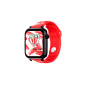 Montre connectée Savefamily Savewatch Plus Athletic Club Edition pour enfants avec GPS et appels - Bracelet en silicone rouge