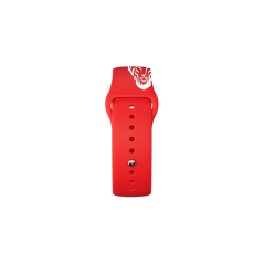 Montre connectée Savefamily Savewatch Plus Athletic Club Edition pour enfants avec GPS et appels - Bracelet en silicone rouge