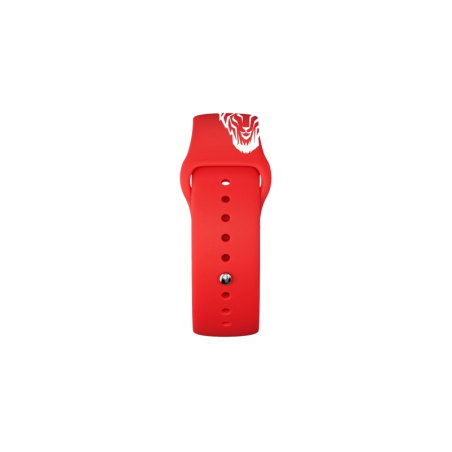 Montre connectée Savefamily Savewatch Plus Athletic Club Edition pour enfants avec GPS et appels - Bracelet en silicone rouge