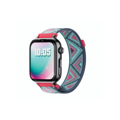 Montre connectée Savefamily SaveWatch Plus 2 pour enfants - Écran AMOLED - Boîtier noir - Bracelet en tissu Tribeca