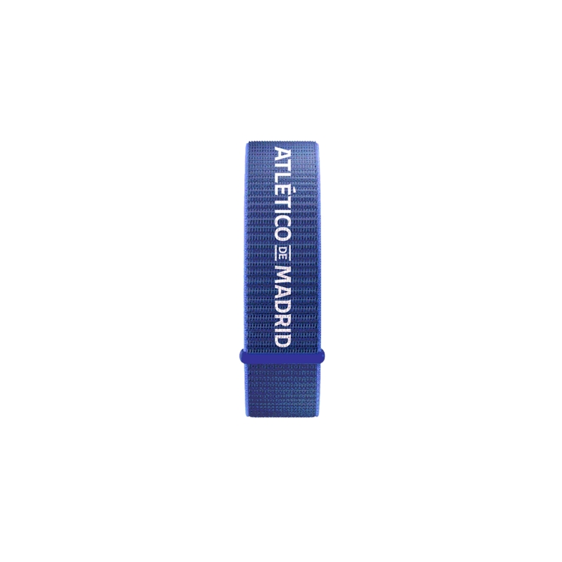 Bracelet en tissu Savefamily pour Savewatch Plus Édition Atlético Madrid - Bleu