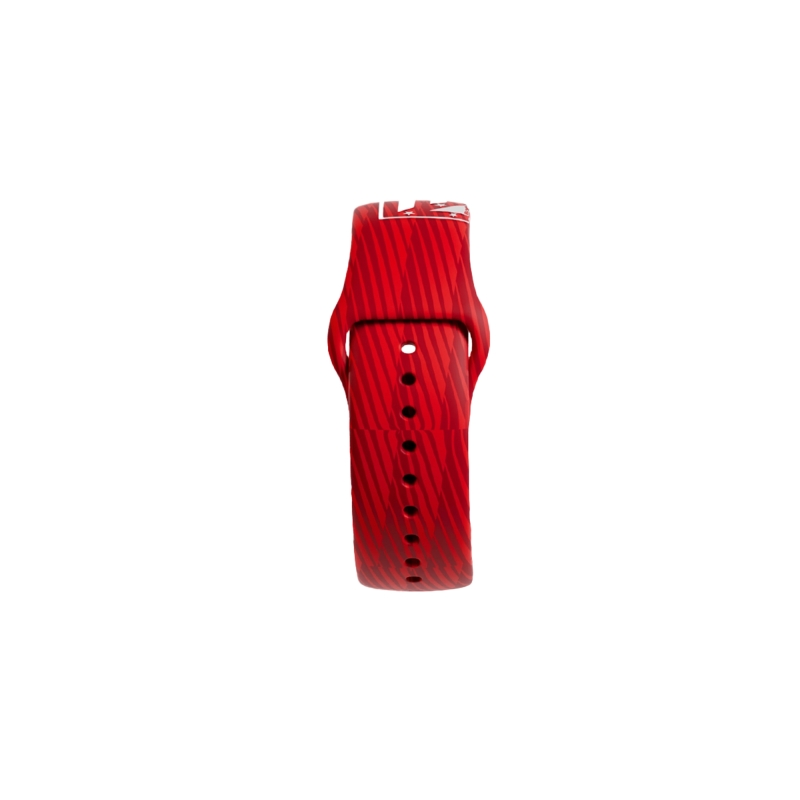 Bracelet en silicone Savefamily pour Savewatch Plus Édition Atlético Madrid - Rouge