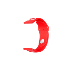 Bracelet en silicone Savefamily pour Savewatch Plus Athletic Club Edition - Rouge