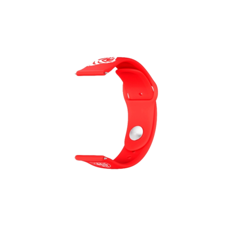 Bracelet en silicone Savefamily pour Savewatch Plus Athletic Club Edition - Rouge