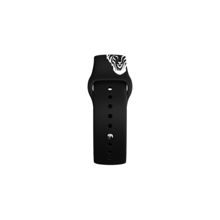 Bracelet en silicone Savefamily pour Savewatch Plus Athletic Club Edition - Noir