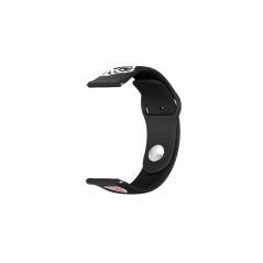 Bracelet en silicone Savefamily pour Savewatch Plus Athletic Club Edition - Noir