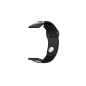 Bracelet en silicone Savefamily pour Savewatch Plus Athletic Club Edition - Noir