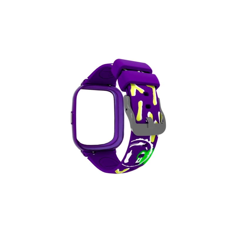 Bracelet en silicone imprimé Savefamily pour Iconic Plus 2 - Couleur graffiti