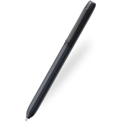 stylo noir clip métal Faber-Castell