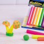 Lot de 6 bâtonnets de pâte à modeler colorée Milan - 100 % végétale - Très malléable - Ne sèche pas - Couleurs miscibles - 70 g