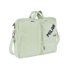 Sacoche Milan 403 Since 1918 pour PC 17 - Fermeture éclair, 3 comparti
