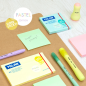 Pack de 90 notes super adhésives Milan - 76 x 127 mm - Bleu pastel