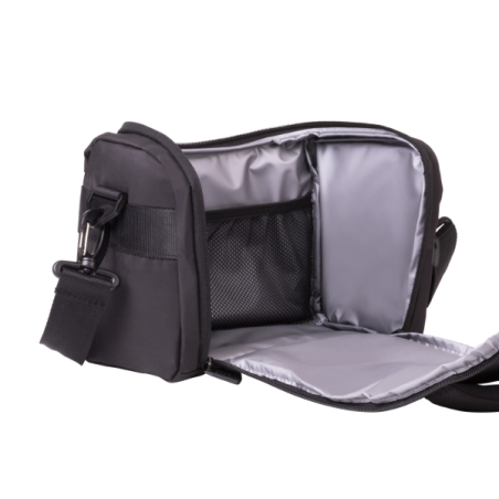 Sac isotherme Milan Shadow 5 L - Grande capacité - Ouverture totale - 24,5 x 20 x 16 cm - Noir