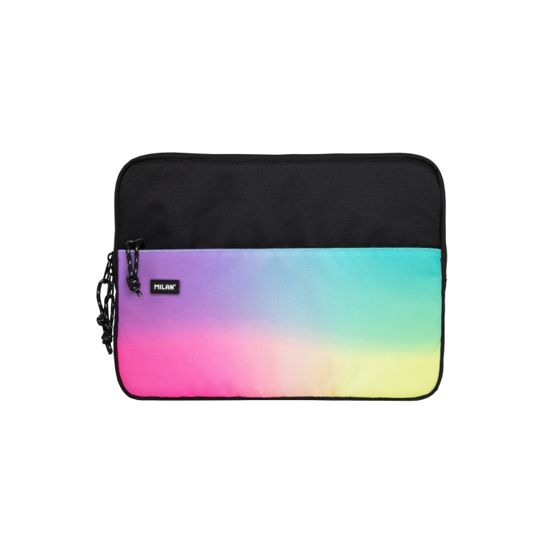Housse Milan Sunset pour ordinateur portable jusqu'à 13" - Fermeture éclair avec tirette - Poche avant - 34,5 x 26 x 2,5 cm