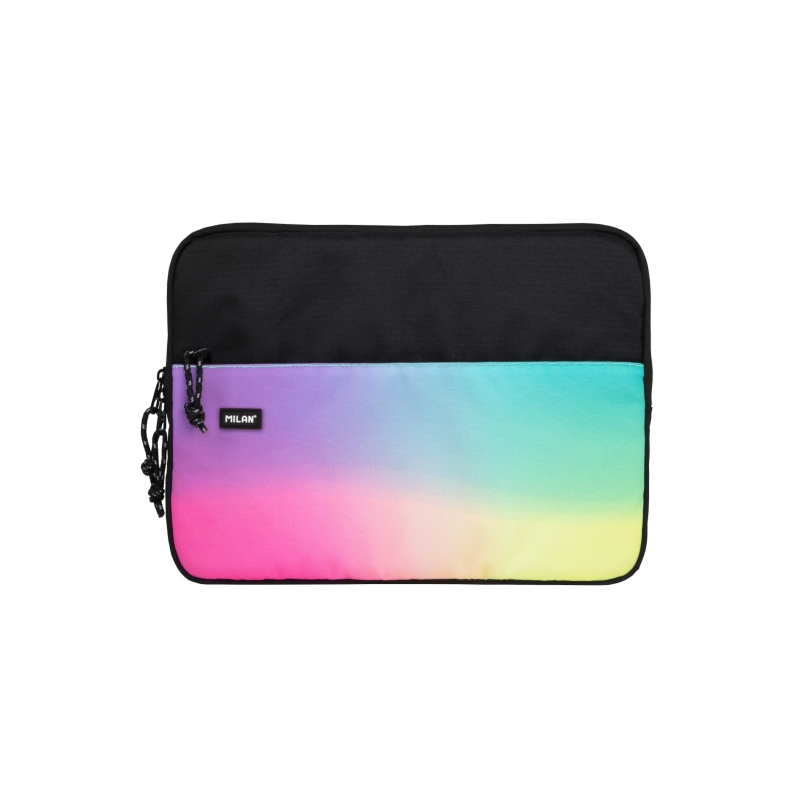 Housse Milan Sunset pour ordinateur portable jusqu'à 13" - Fermeture éclair avec tirette - Poche avant - 34,5 x 26 x 2,5 cm