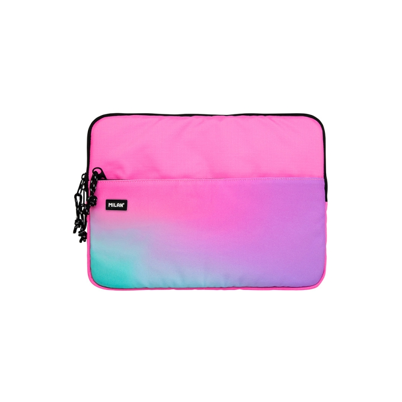 Housse Milan Sunset pour ordinateur portable jusqu'à 13" - Fermeture éclair avec tirette - Poche avant - 34,5 x 26 x 2,5 cm