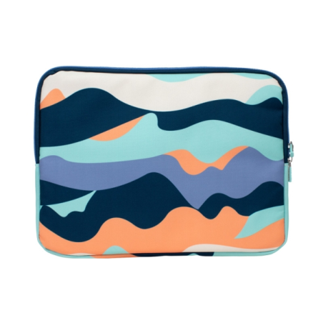 Housse Milan The Fun pour ordinateur portable jusqu'à 13" - Fermeture éclair avec tirette - Poche avant - 34,5 x 26 x 2,5 cm