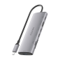Station d'accueil USB-C Aisens 7 en 1 - USB-C vers 1xHDMI - 1xUSB-A 10G - 2xUSB-C 10G - 1xSD - 1xMicroSD - 1xUSB-C PD 100W