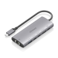 Station d'accueil USB-C Aisens 6 en 1 - USB-C vers 1xHDMI - 1xRJ45 - 1xUSB-A 10G - 2xUSB-C 10G - 1xUSB-C PD 100W - 20cm