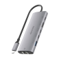 Station d'accueil USB-C Aisens 6 en 1 - USB-C vers 1xHDMI - 1xRJ45 - 1xUSB-A 10G - 2xUSB-C 10G - 1xUSB-C PD 100W - 20cm