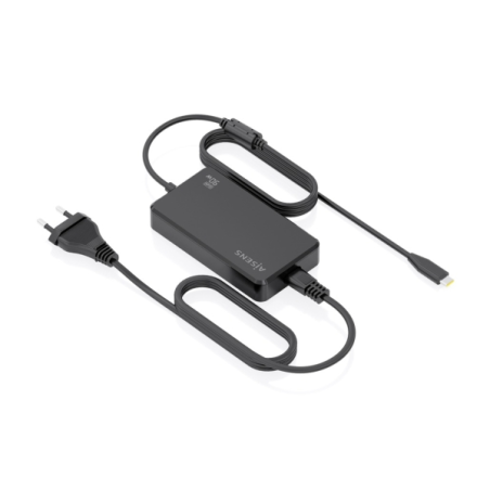 Chargeur pour ordinateur portable Aisens GaN USB-C/PD 90 W - Câble de 1,80 m - Noir